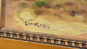 Soukup Josef (1890 – 1970), Na návsi po dešti