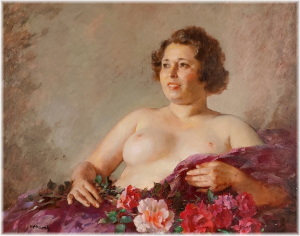Jelínek František Antonín (1890 – 1977), Dáma s růžemi