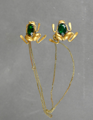 Brož tvar žabka-2ks