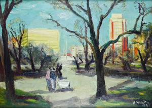 Hroch Vladimír (1907 – 1966), Zlín, v parku