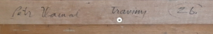 Zlámal Petr (1949), Traviny