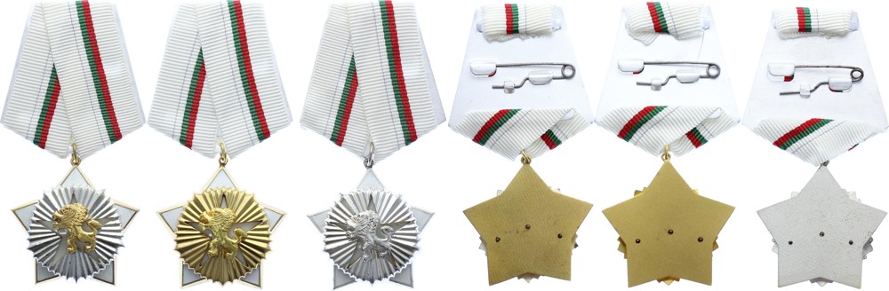 Bulgaria - Order of Merits for the People 1st 2nd 3rd Class