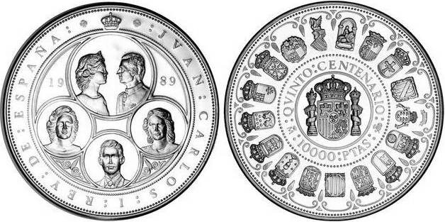 Spain 10000 Pesetas 1989