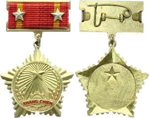 North Vietnam VC Medal Huan Chuong Khang Chien. Resistance Order 1St Class