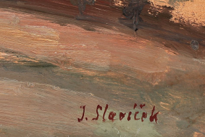 Jan Slavíček – Krajina os Německé Rybné