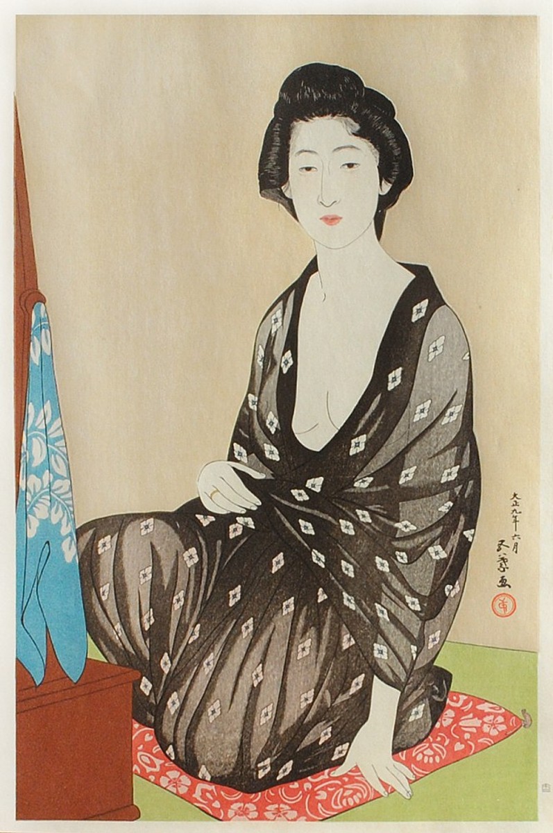 Goyo Hashiguchi - Letní kimono