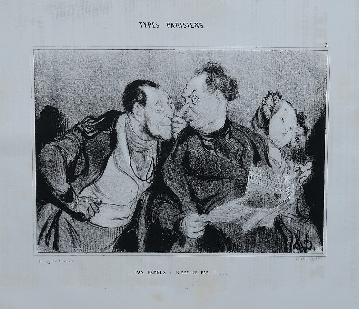 Honoré Daumier - Jste slavný? Ne nejste!