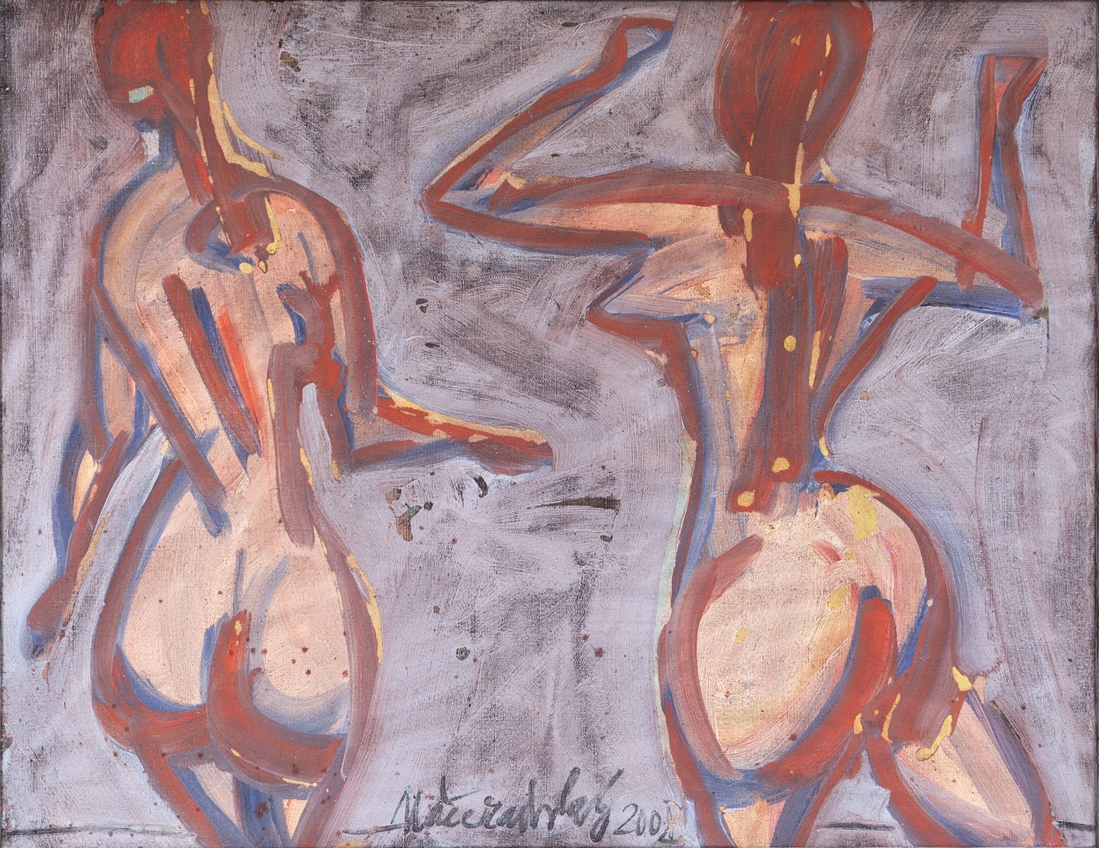 Jiří Načeradský - Dvě nahé tanečnice