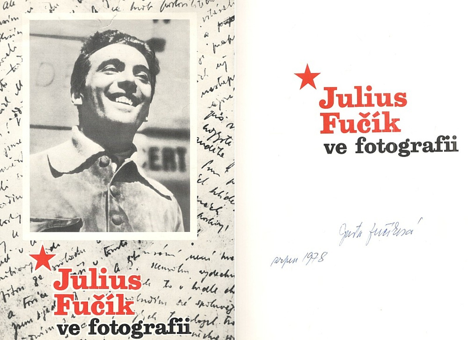 Gusta Fučíková - Julius Fučík ve fotografii