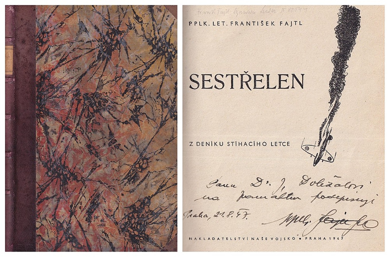 František Fajtl - Sestřelen