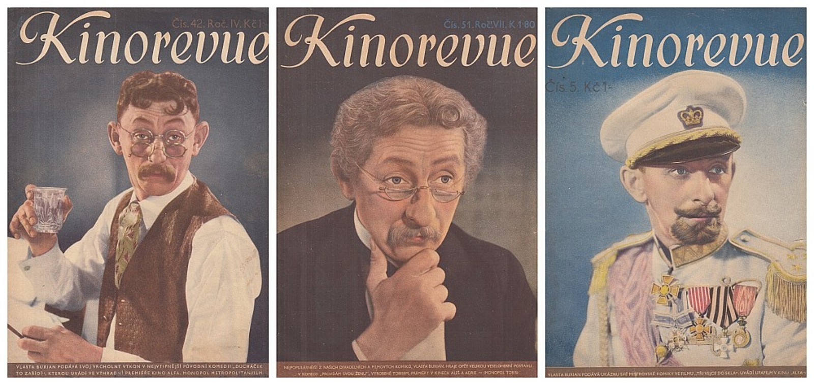 Vlasta Burian - 3x Kinorevue