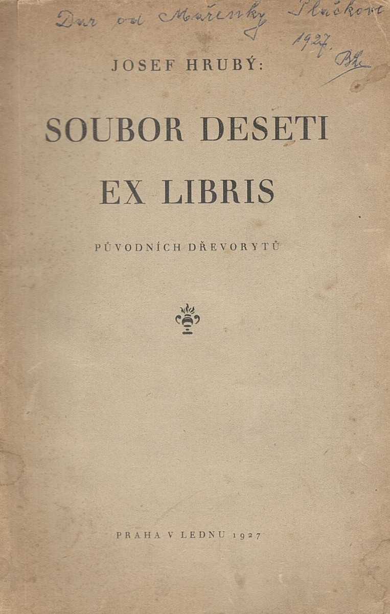 Josef Hrubý - Soubor deseti Ex Libris původních dřevorytů