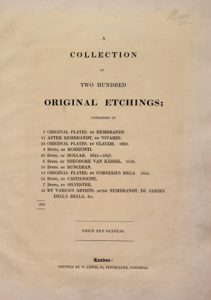 Různí autoři - Collection of two hundred original etchings