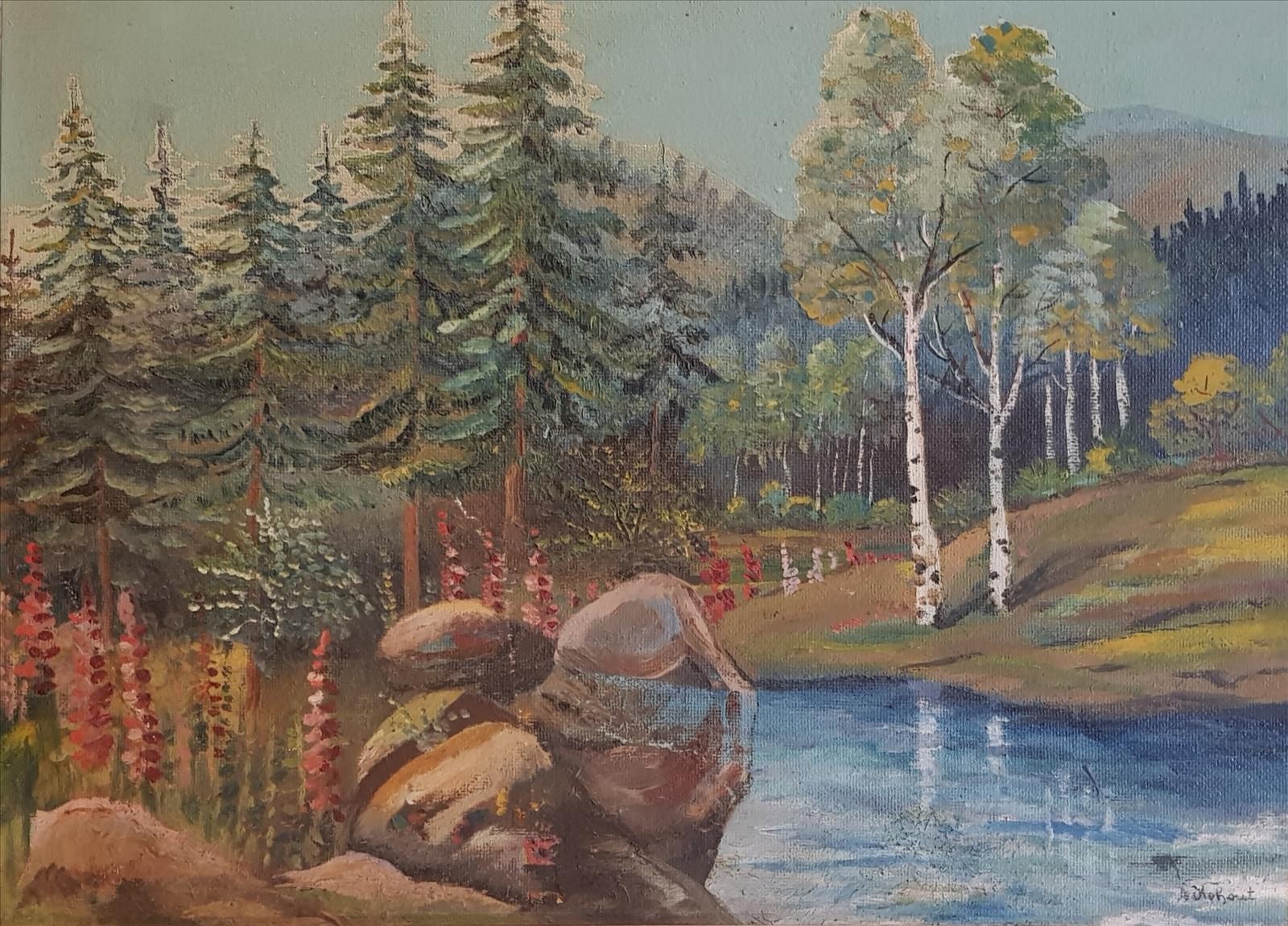 Kohout Alois - Řeka v lese