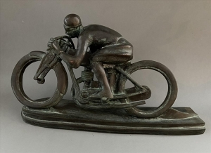 Švec Otakar - Motocyklista (Sluneční paprsek)