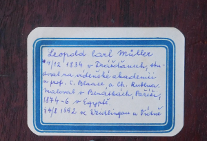 Žena s ošatkou vína - Leopold Carl Müller ( 1834 - 1892 ) 