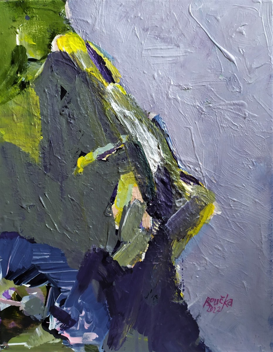 Roučka Pavel (* 1942) - Figura podpírající strom