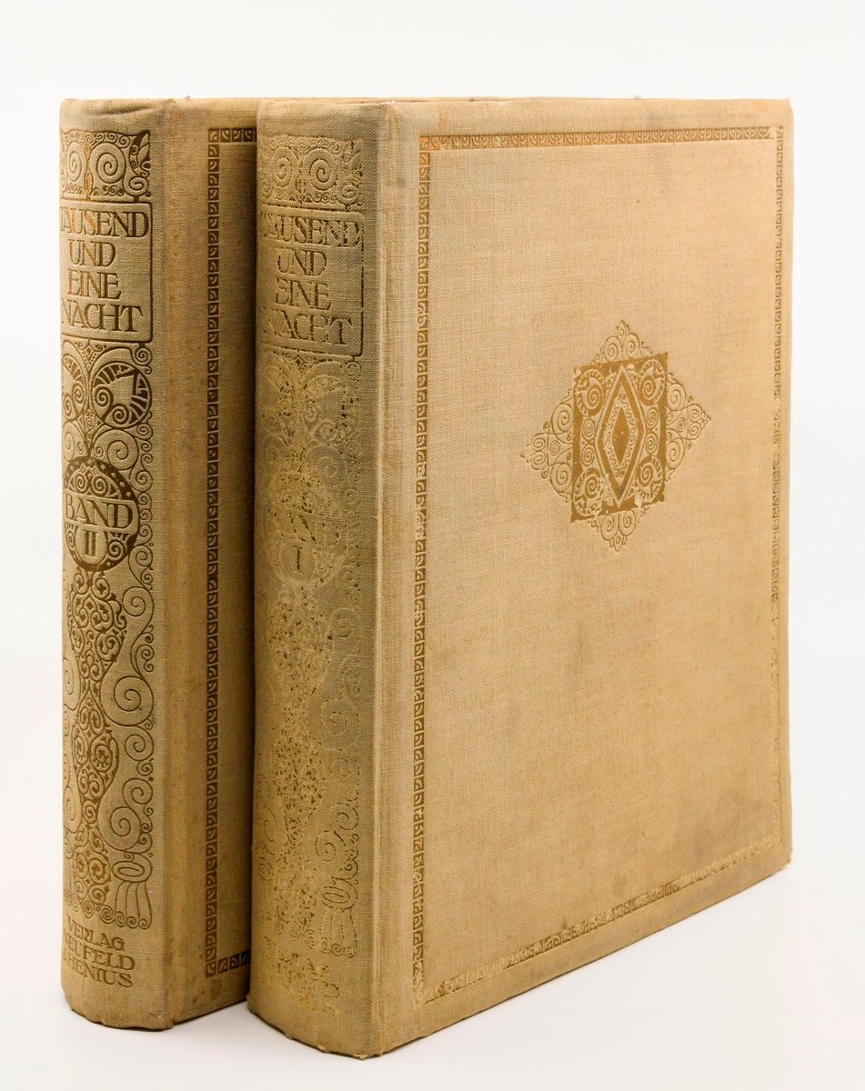 Dvě knihy "Tisíc a jedna noc"