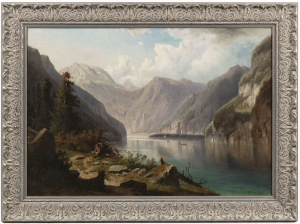 Adolf Chwala (1836–1900) Horské jezero Königsee