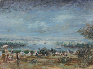 Willi Nowak (1886–1977) Soutok u Mělníka
