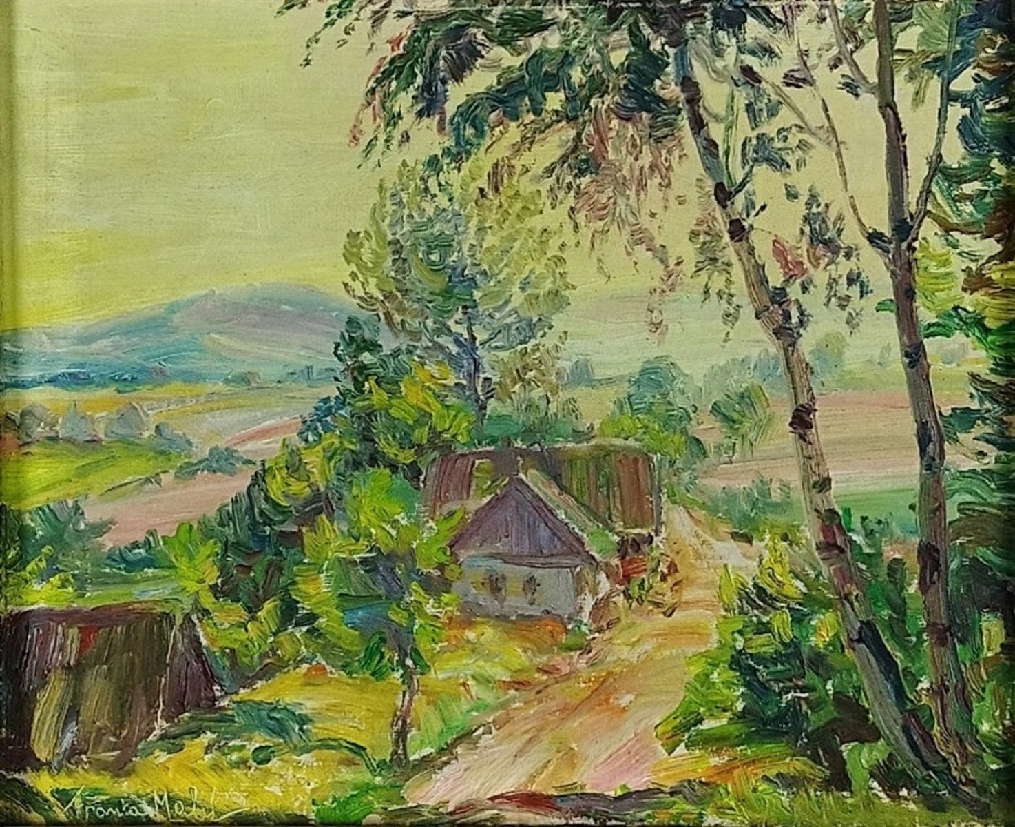 Franta Malý (1900 – 1980) – Letní krajina