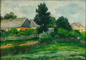 Karel Kupka (1905 – 1971) – Letní ves 1938