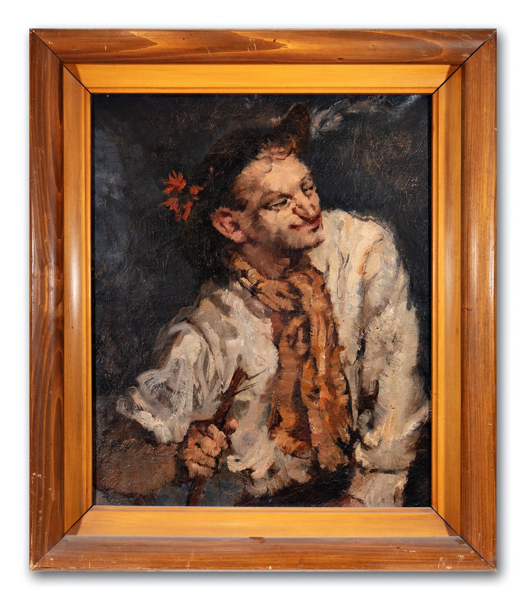 Slama Viktor Theodor | Chasník se šálou