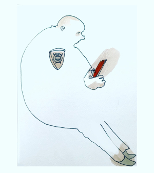 KSENIJA ŠLJAK / KSENIYA SHLYAK – Těžkooděnci, U zdi, Čekání, Policajt, Soud / Riot Squad, By the Wall, Waiting, Cop, Court