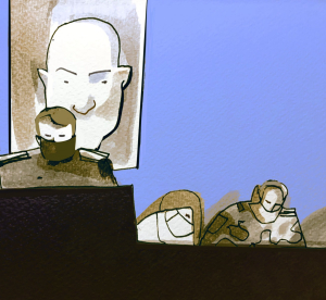 KSENIJA ŠLJAK / KSENIYA SHLYAK – Těžkooděnci, U zdi, Čekání, Policajt, Soud / Riot Squad, By the Wall, Waiting, Cop, Court