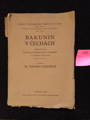 Bakunin v Čechách