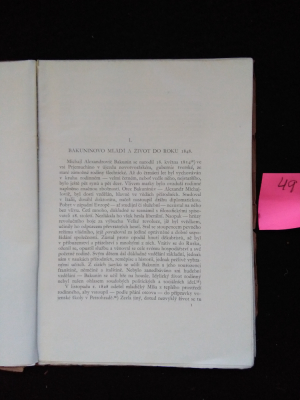 Bakunin v Čechách