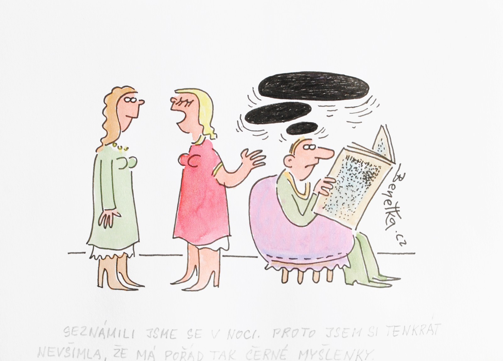 Karel Benetka - Seznámili jsme se v noci. Proto jsem si tenkrát nevšimla, že má porád tak černé myšlenky.