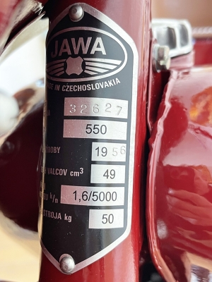 Jawa 50/550 ( Pařez )