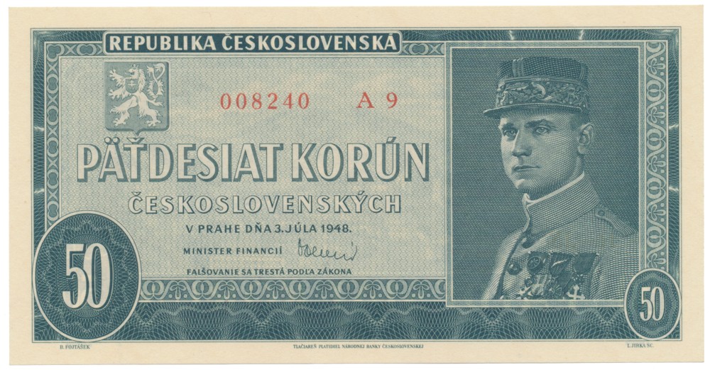 Československo, 1945 - 1953