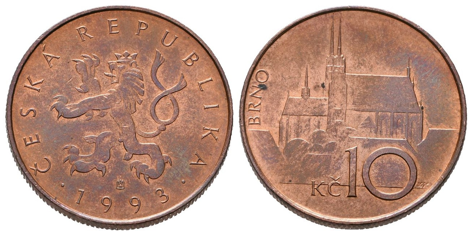 10 Kč 1993 Malé Kč