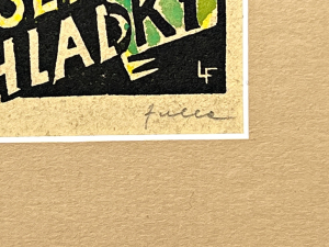 Fulla Ľudovít | Ex libris Josef Hladký