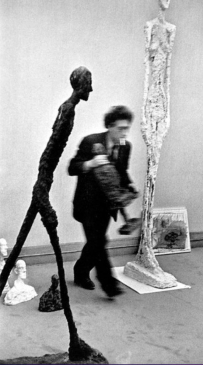 Giacometti Alberto - Kráčející muž v životní velikosti