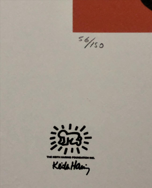 Keith Haring - In red
