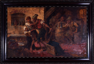 Oliva Viktor 1861-1928 - Hospodská rvačka