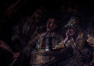 Oliva Viktor 1861-1928 - Hospodská rvačka