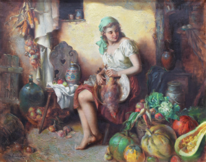 KRASICKÝ Marcel (1898-1968): V kuchyni.