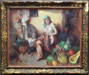 KRASICKÝ Marcel (1898-1968): V kuchyni.