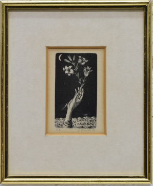 PILEČEK Jindřich (1944-2002) Ex libris ing. Malásková.